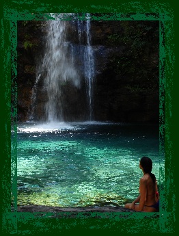Cachoeira Santan Bárbara, Chapada dos Veadeiros